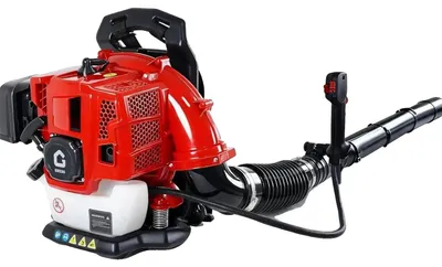 Produktbild von Benzin-Laubbläser, 2-Takt-Motor, leichtes Design, Rot 52CC