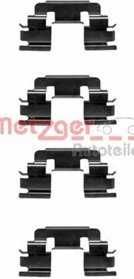 Produktbild von METZGER 109-1249 Zubehörsatz Scheibenbremsbelag Vorne für LAND ROVER Freelander SUV (L314) Freelander SUV Cabrio (L314)