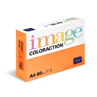 Obrázok produktu pre Farebný papier Acapulco/reflexná oranžová A4/80g/500ks