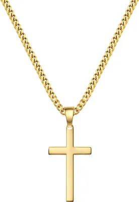 Produktbild von True Rebels Halskette Kreuz Edelstahl 50060177