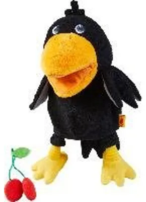 Produktbild von HABA Handpuppe Rabe Theo, Spielzeug-Vogel, 1,5 Jahr(e)