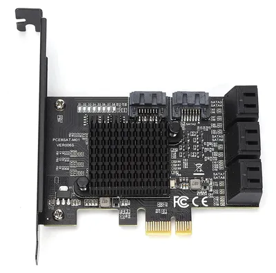 Obrázek produktu pro SATA řadič 8 portů - PCI/PCI Express rozšiřující karta - SATA3.0 rozhraní