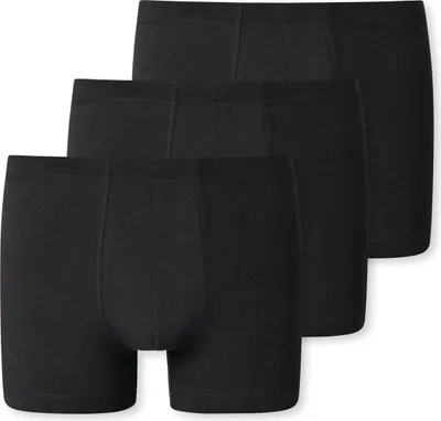 Produktbild von Schiesser Herren 3 er Pack Shorts Gr. 5  schwarz