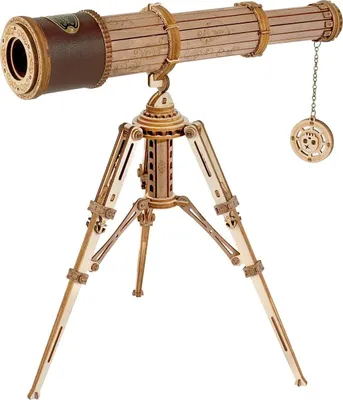 Produktbild von ROBOTIME Rokr 3D-Holzpuzzle Teleskop 314 Teile