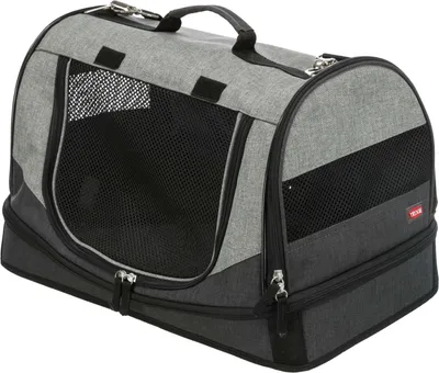 Produktbild von TRIXIE Tasche Holly - schwarz/grau - 30 × 30 × 50 cm