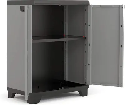 Image de Keter Tool Cabinet Stilo High with Shelves (armoire à outils Stilo haute avec étagères)