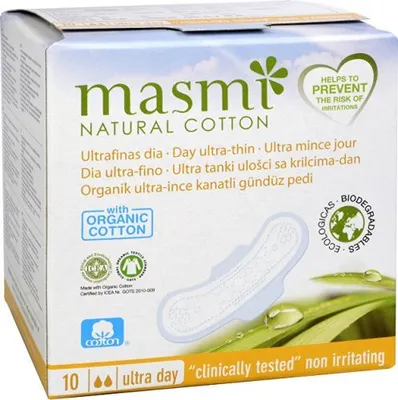 Produktbild von Masmi Natural Baumwolle Ultra Day Bio Pads