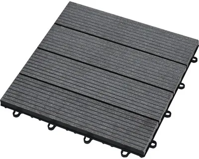 Produktbild von Klickfliese Konsta WPC 30x30 cm anthrazit