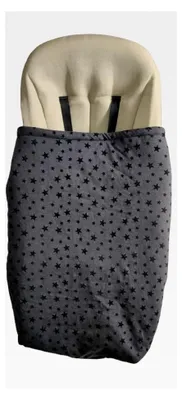 Produktbild von Universal-Fußsack für Kinderwagen und Babyschalen (Schwarz)