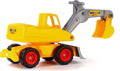 Zdjęcie produktu dla Koparka samojezdna Polesie Wader Mega Yellow 1450581