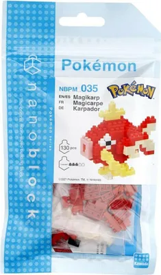 Zdjęcie produktu dla Nanoblock Pikachu - Pokémon, Zestaw do budowania, 130 szt.