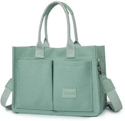 Image de Sac en toile pour femme - Sac à main en tissu - Sac de courses tendance