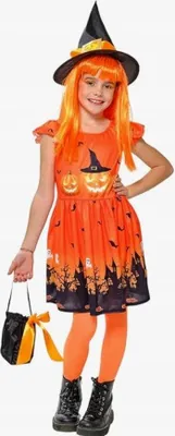 Image de Costume d'Halloween de princesse citrouille, 5-7 ans
