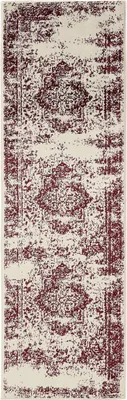 Obrázek produktu pro benuta vintage koberec obývací pokoj Suki Krémová/Červená 80x240 cm behúň obývací pokoj ložnice měkký orientální obdélníkový