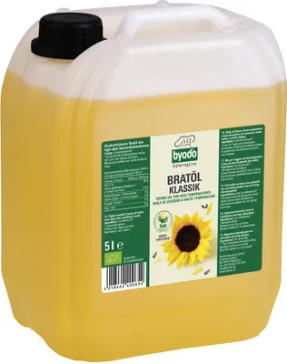 Produktbild von BYODO  Bratöl Klassik 5l aus Sonnenblumenkernen