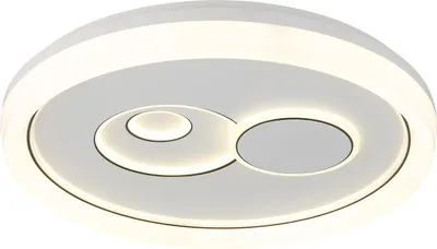 Zdjęcie produktu dla Globo Ruiz I lampa sufitowa LED 36W CCT biały mat, metal funkcja pamięci Ø49cm 48470