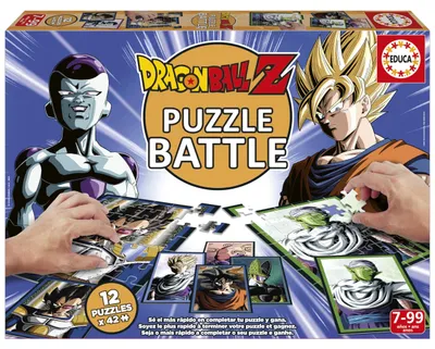 Imagen del producto de Rompecabezas - EDUCA - Dragon Ball Z: Batalla - 12 piezas
