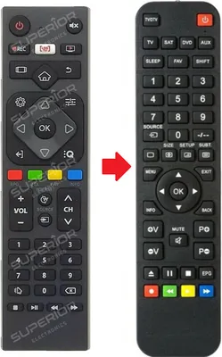 Produktbild von Ersatz Fernbedienung für OK. ODL32643H-TAB und ODL43840F-TAB