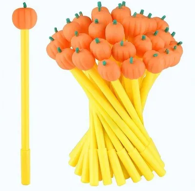 Immagine prodotto di Set creativo per Halloween e il Giorno del Ringraziamento - 30 pezzi - Colore: arancione - Adatto per l'ufficio, la scuola e come regalo - Confezione grande