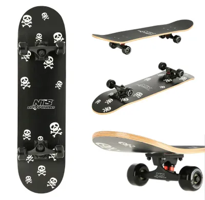 Produktbild von Skateboard NILS Extreme CR3108 Totenköpfe
