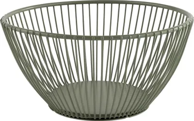 Produktbild von APS 30470 Korb SVART, Metall, Ø 17,5 cm, Höhe 8 cm, smoke green