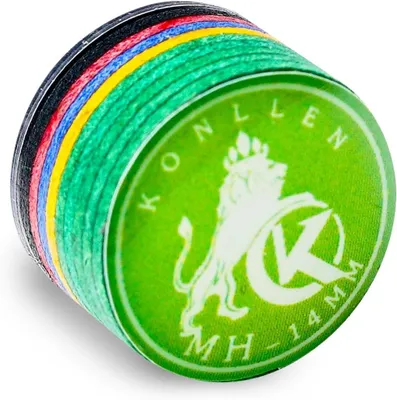 Imagen del producto de Puntas para tacos de billar, de 11 mm/14 mm, de 9 capas, con colores degradados