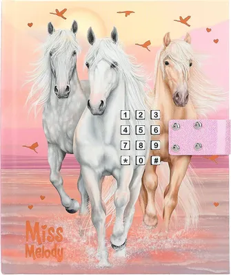 Produktbild von Miss Melody - Tagebuch mit Zahlen-Code und Sound für Pferdeliebhaber