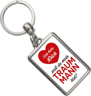 Produktbild von Ich liebe dich weil du mein Traummann bist Schlüsselanhänger