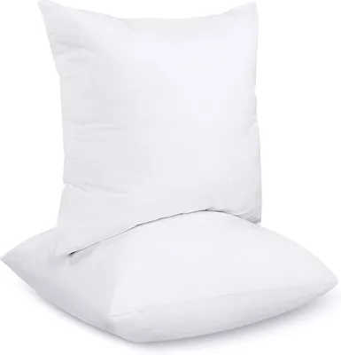 Füllkissen 45 x 45 cm, 2er-Set, weiche Sofakissen für Sofa und Schlafzimmer