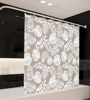 Produktbild von PEVA DUSCHVORHANG HAVANNA 180x180 cm, INKL. DUSCHVORHANGRINGE