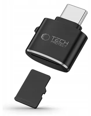 Produktbild von Tech-Protect memory card reader UltraBoost USB-C microSD