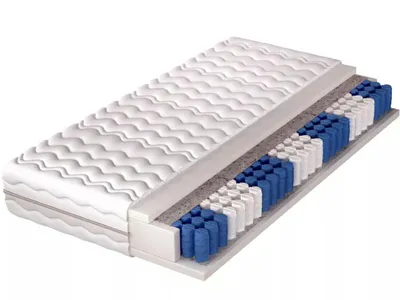 Produktbild von KLICKMOEBEL Doppelseitige Taschenfederkernmatratze 80x200 Comforta 2 – 7-Zonen, mittelfest H3, für gesunden und erholsamen Schlaf