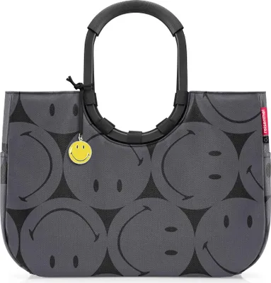 Zdjęcie produktu dla Reisenthel loopshopper L, Torba na zakupy, Szary, Aluminium, Wzór, Wzór w kropki, 25 l