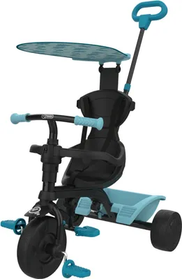Produktbild von Mitwachsendes Kinder-Dreirad 4-in-1 UNICORN Schwarz