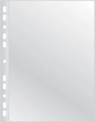 Image de Pochette Pour Documents Q-Connect, Élargie, Pp, A4, Cristal, 60 Microns, 50 Pièces