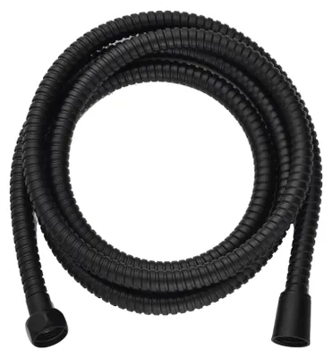 Obrázek produktu pro Černá sprchová hadice z nerezové oceli, 200 cm