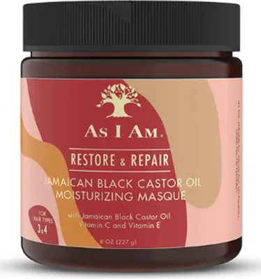 Produktbild von As I Am Restore & Repair Jamaican Black Castor Oil Moisturizing Masque 227gr