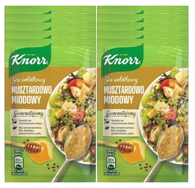 Produktbild von Knorr Salatkrönung Honig Senf Dressing 10x 8g - Salatdressing