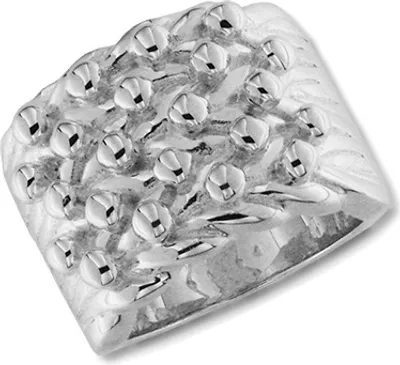Produktbild von 925 Sterling Silber Herren - Ring, 69 (22.0); TRS37954RSZ