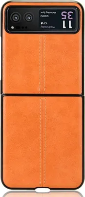 Produktbild von König Design Hülle kompatibel mit Motorola Moto Razr 40 Kunststoff Soft Handyhülle - Handy Case Gelb