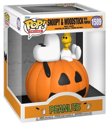 Immagine prodotto di Set di figure di zucca di Snoopy e Woodstock per decorazioni di Halloween