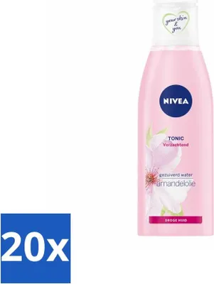Produktbild von NIVEA - Gesichtswasser - Essentials Soothing Tonic - Für trockene & empfindliche Haut - Mit Mandelöl & Hydramin - 200 ml - Vorteilspack - 20 Stücke