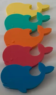 Produktbild von Auftriebshilfe Schwimmspass Wal 390x200x38mm  Orange