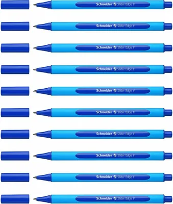 Produktbild von Schneider Kugelschreiber Slider Edge F 10er-Set blau