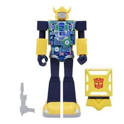 Obrázek produktu pro Super7 Transformers Super Cyborg Actionfigur Bumblebee (barevný) 28 cm SUP7-SU-TRANW01-BUM-02