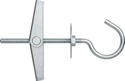 Zdjęcie produktu dla Fischer 84342, Kotwa do ścian pustych (molly), Cegła, Beton, Płyta gipsowo-włóknowa, Metal, Srebrny, CE, 95 mm