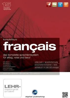 Produktbild von Komplettkurs Français Version 15