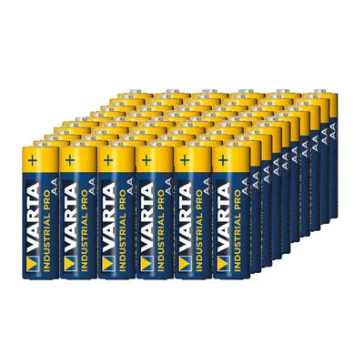 Produktbild von 60x Batterie R-06 LR6 AA 1,5 V alkalisch Varta Industrial 4006