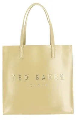 Image de Ted Baker sac shopper Crinkon Crinkle Icon Bag Yellow moutarde