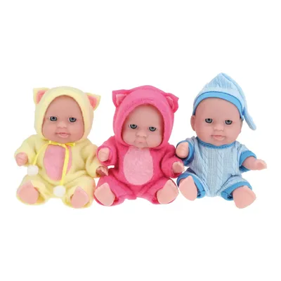 Image de Baby Beau Babypopje met Slaapmuts